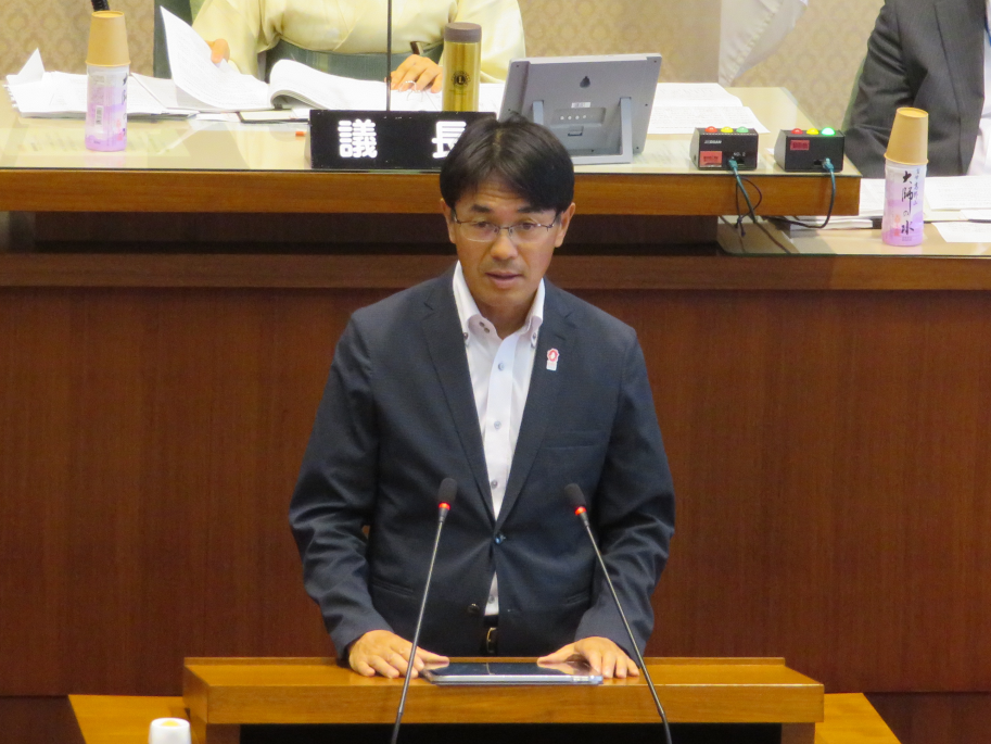 会議で発言山下知事