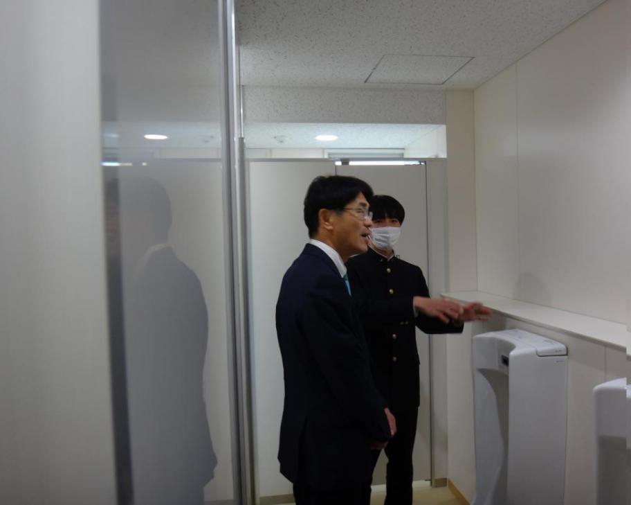 県立高校訪問