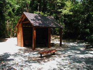 頂池休憩所の様子