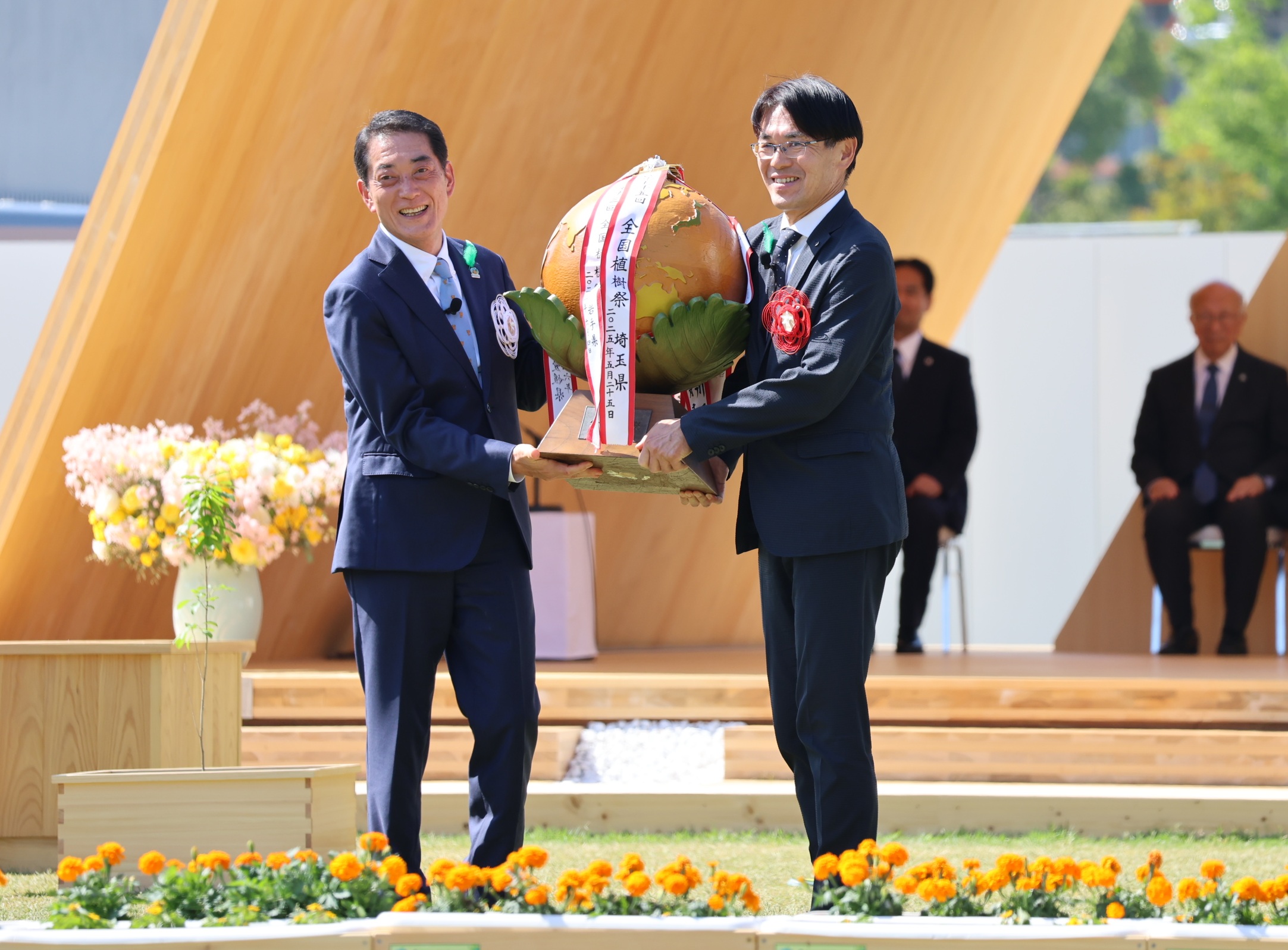 愛媛県知事と山下知事