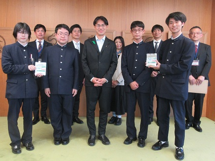 マイナビキャリア甲子園準優勝校表敬訪問