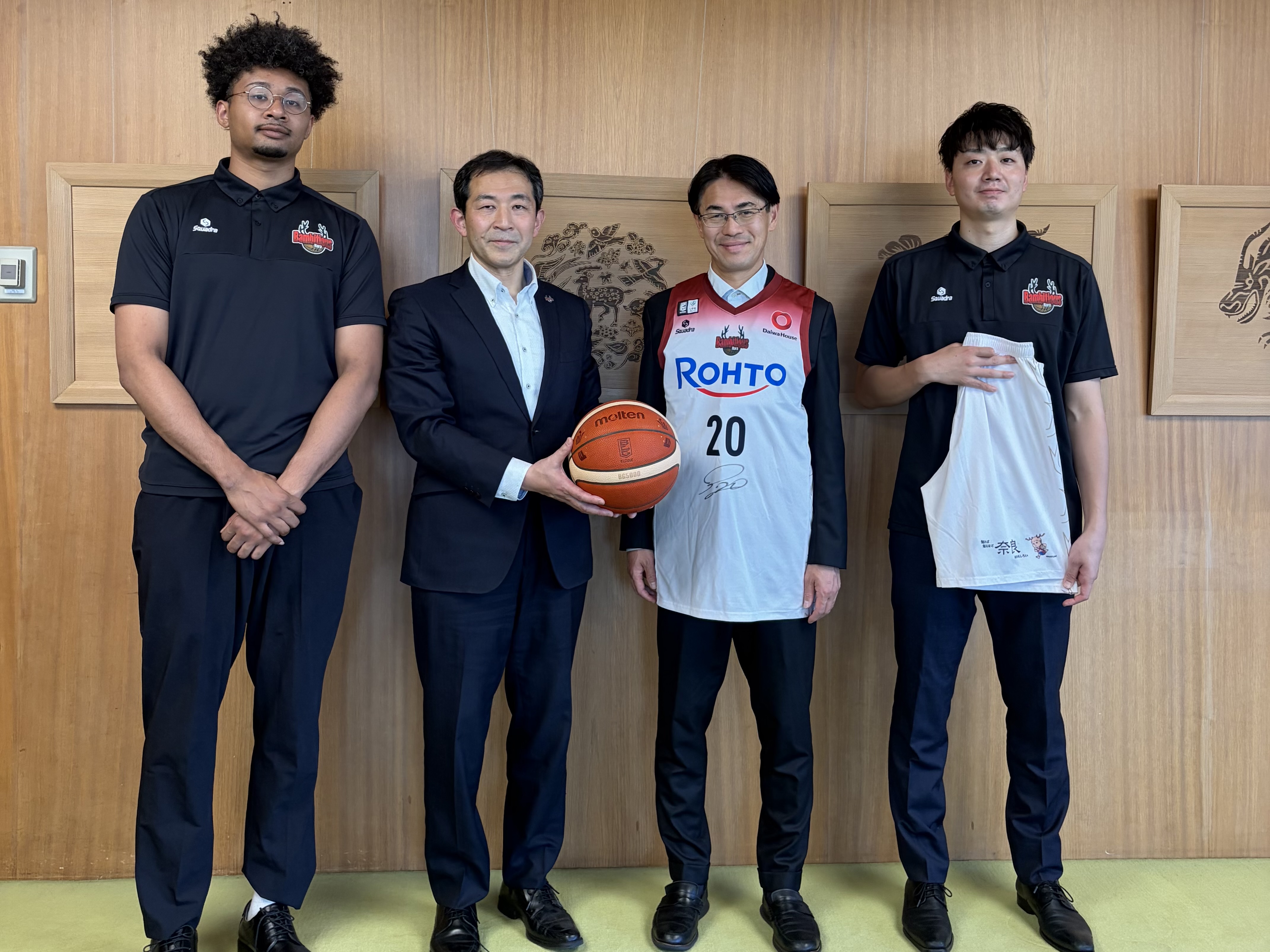 バンビシャス奈良表敬訪問3