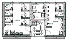 若草山山麓トイレ見取り図