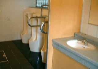 三月堂西階段下トイレ中