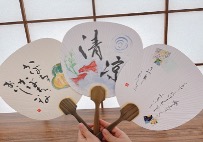 14_墨でつくる！オリジナル団扇づくり