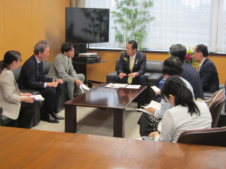 大臣との意見交換