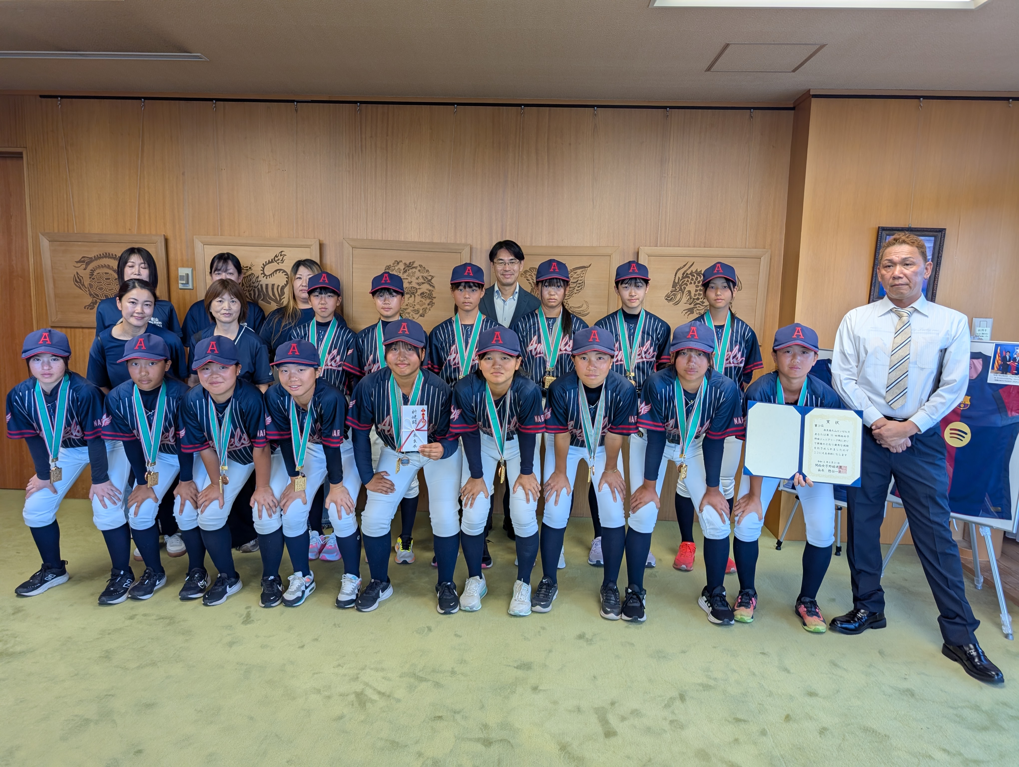 2026年7月21日表敬訪問奈良香具山エンゼルス
