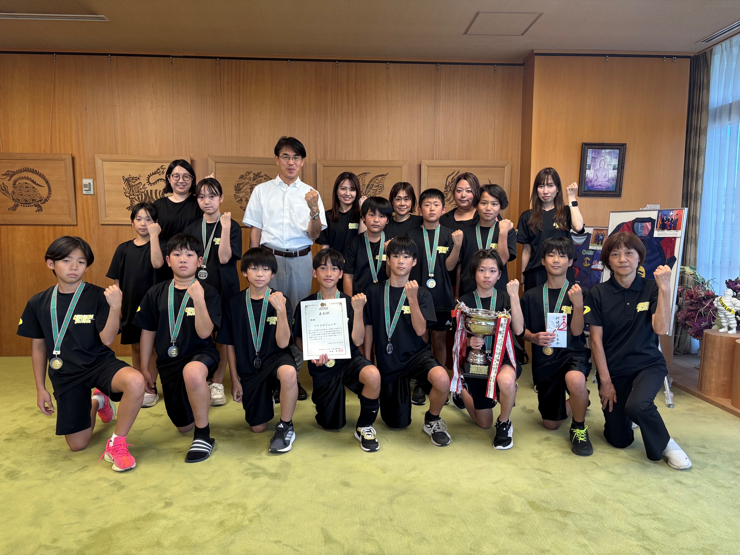 20260807 知事表敬 パワフルジュニア