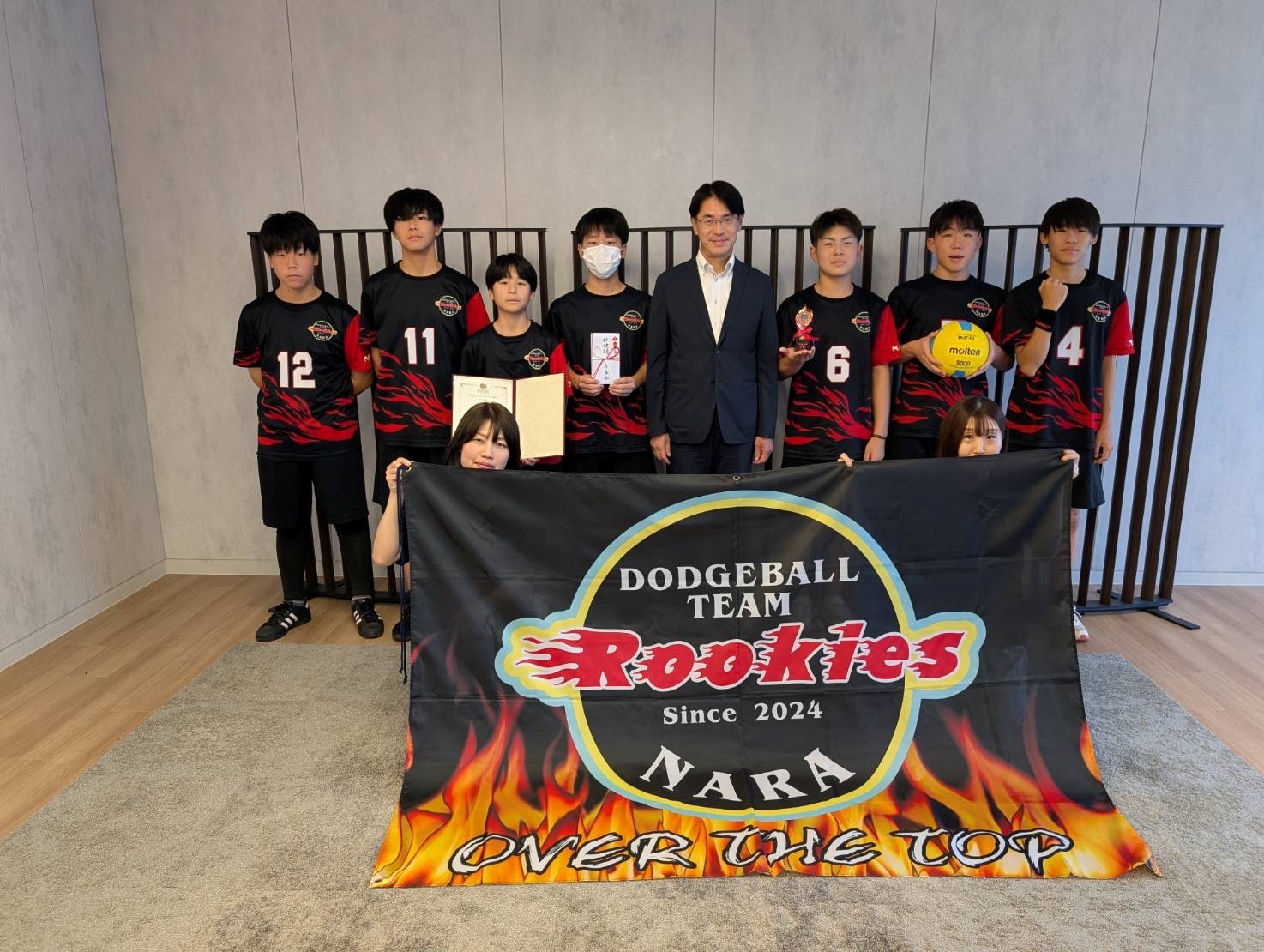 【Rookies】表敬訪問