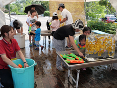 氷柱宝さがしの様子
