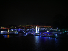 馬見花苑の明かり