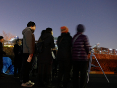 天体観測の様子