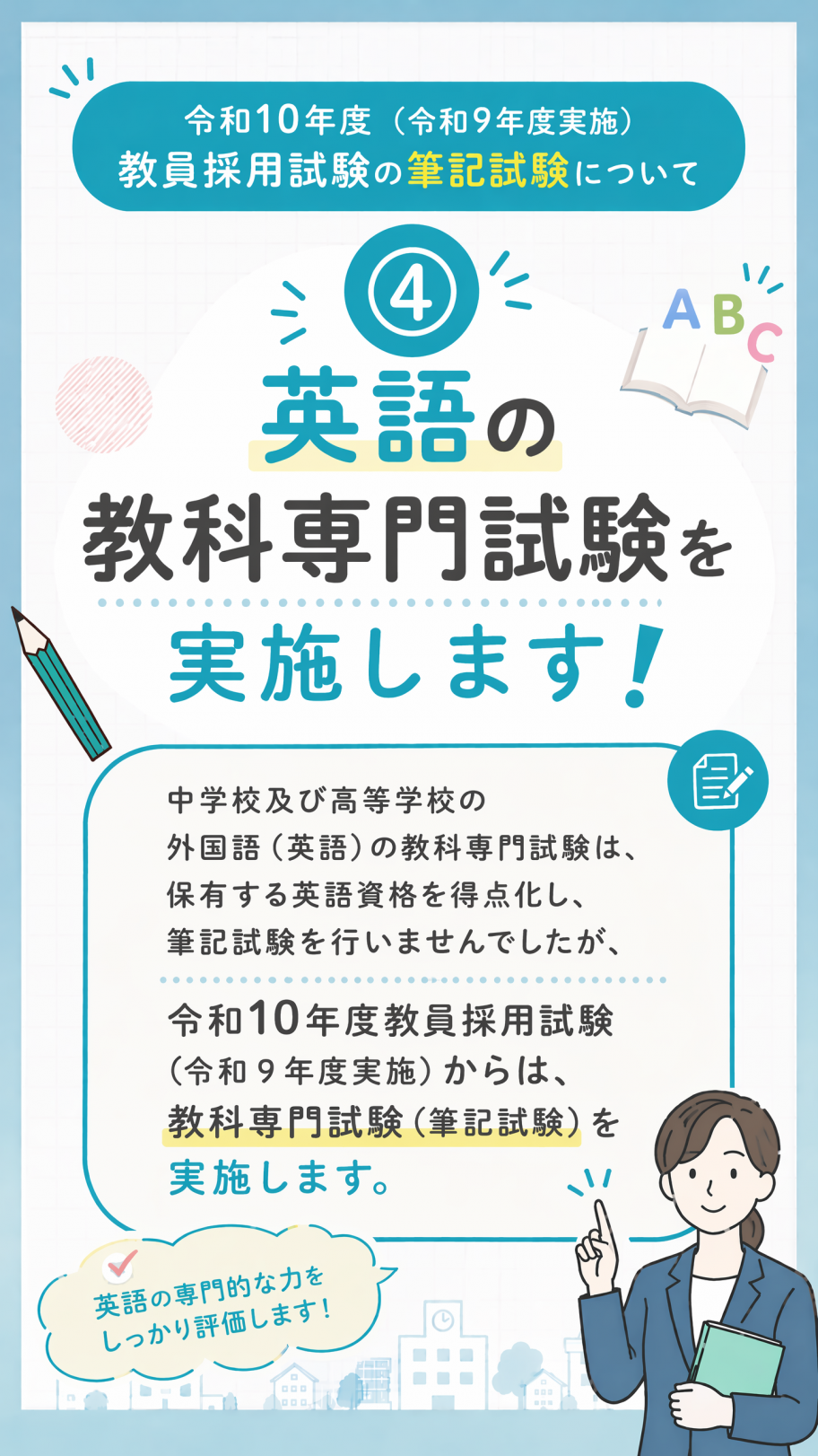 英語試験実施