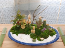 お正月用寄せ植え1