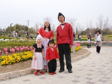 オランダ民族衣装体験