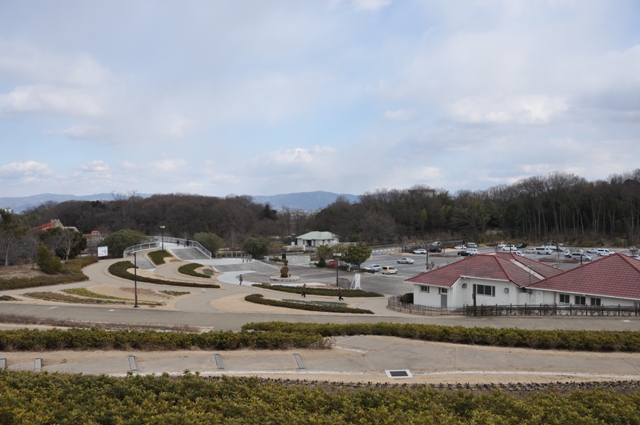 閑散とした北エリア駐車場の様子