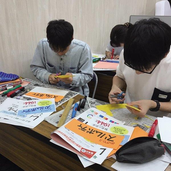 ポップづくり研修の様子