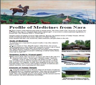 奈良のくすりのプロフィール英語版