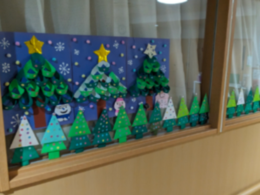 たんぽぽクリスマス壁面