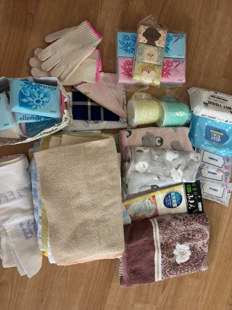 タオル、ハンカチ