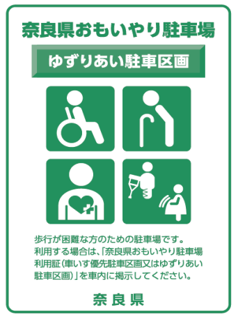 ゆずりあい駐車区画標識