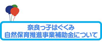 奈良っ子はぐくみ自然保育推進事業補助金について