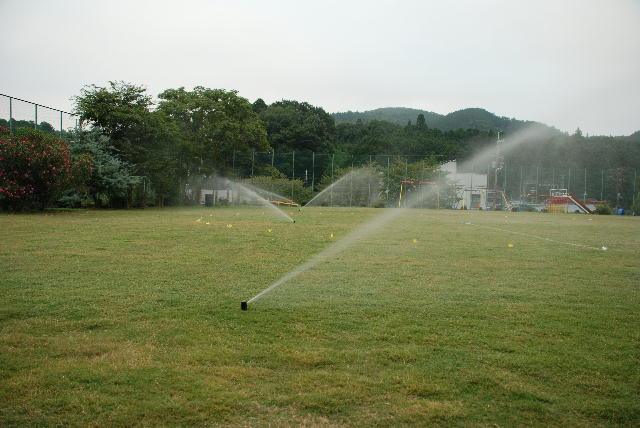 散水の様子1