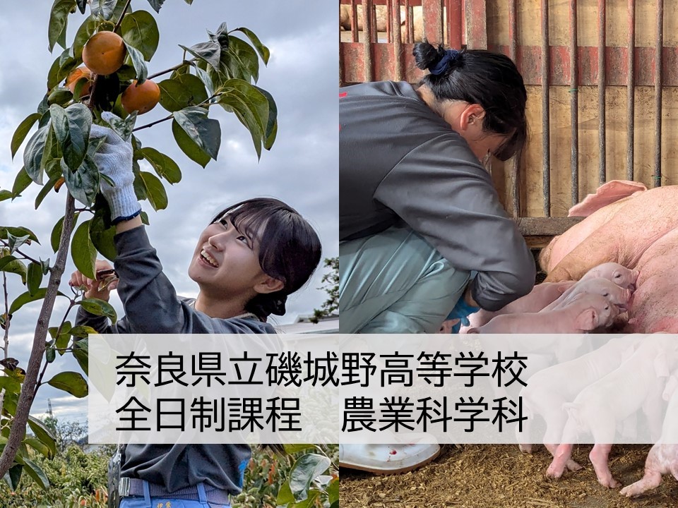 奈良県立磯城野高等学校 全日制　農業科学科
