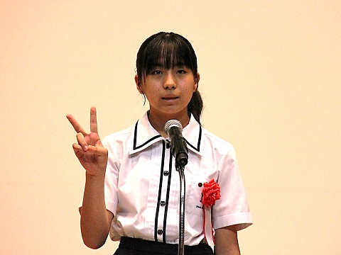 優秀賞　智辯学園奈良カレッジ中学部1年　上段さん