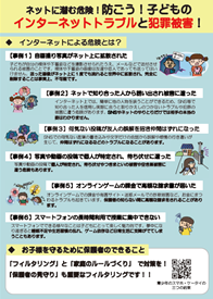 令和6年度「フィルタリング啓発チラシ」