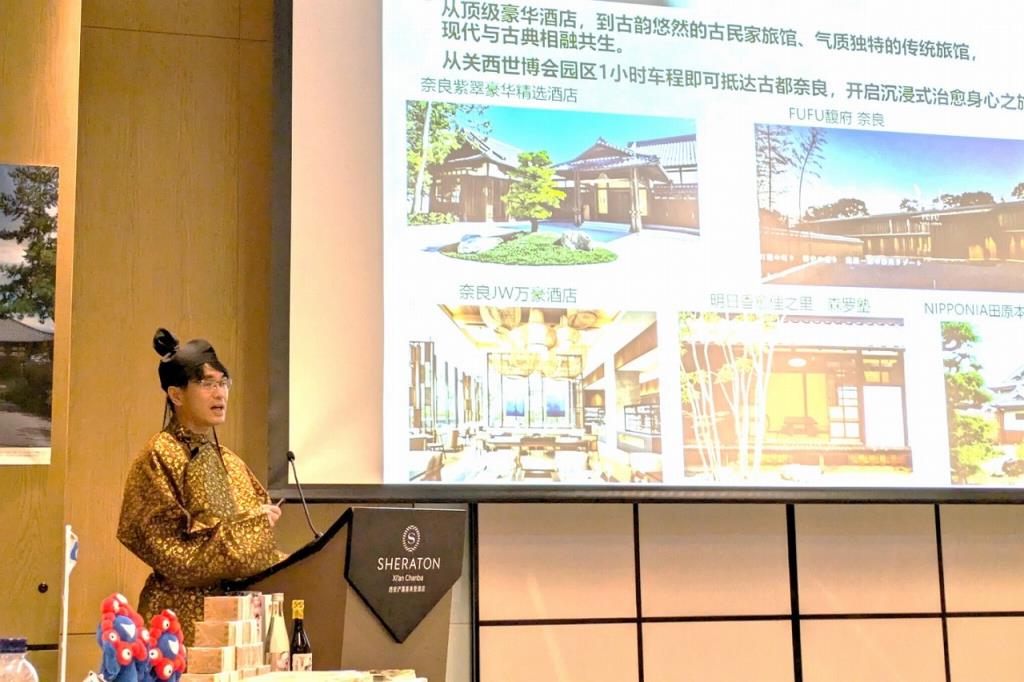 知事のプロモーションの様子