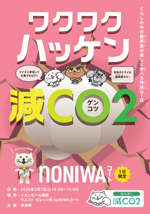 ワクワクハッケン減CO2(ゲンコツ)noNIWAコート