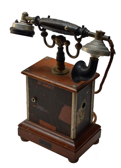 磁石式電話機の写真