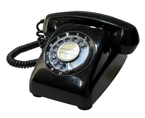 黒電話の写真