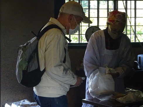 かまどde焼き餅体験2
