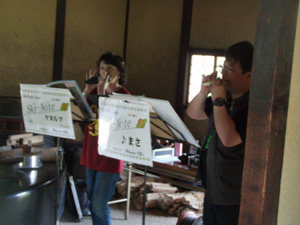 オカリナコンサートと吹き方教室