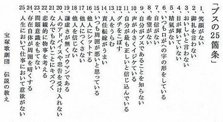ブスの25か条