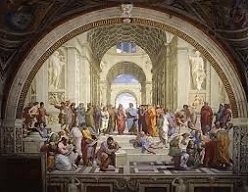 ラファエロ・サンティ『アテナイの学堂』ヴァチカン宮殿蔵