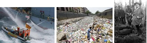 反捕鯨団体との攻防、インドのゴミの川、狩猟を楽しむヘルマン・ゲーリング