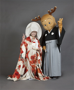 せんとくんとお嫁さんごっこ！