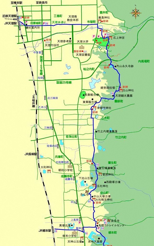 大和神社周辺地図