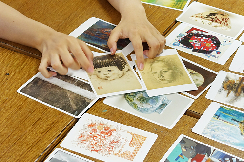 アートカード体験の写真