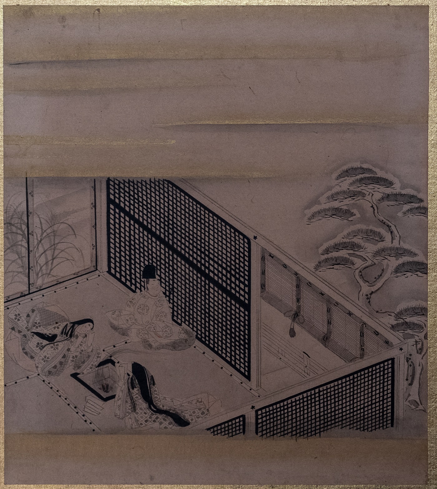 源氏物語画帖 幻 江戸時代・17世紀 個人蔵