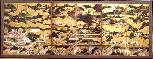 洛中洛外図 右半分の写真