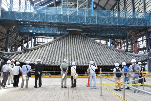 一般向け現場見学会の様子