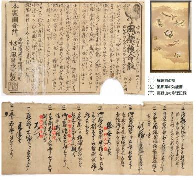 襖から発見された下張り文書