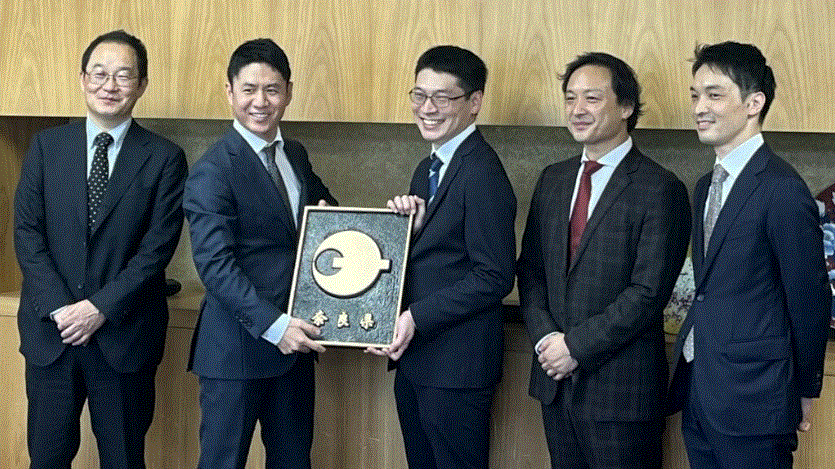 表敬訪問の様子