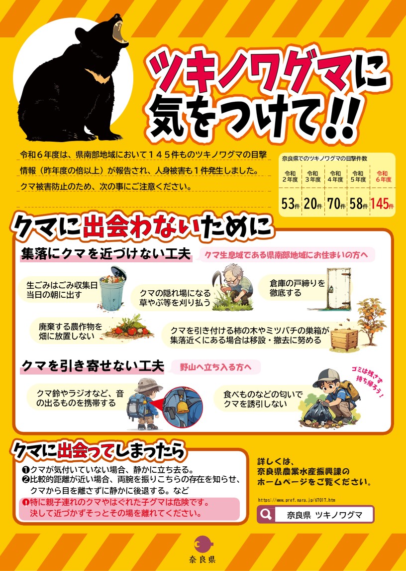 注意喚起ちらし