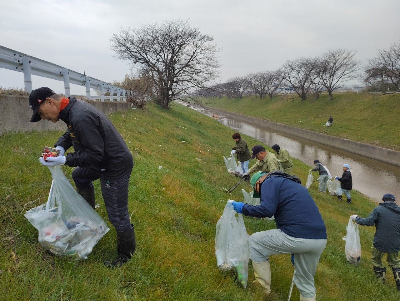 当日の様子（広陵町）