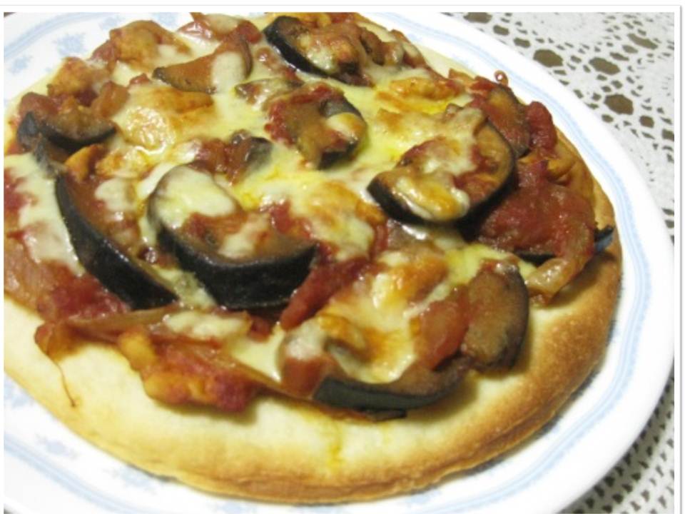 大和丸なすの田楽と甘ショウガ醤油